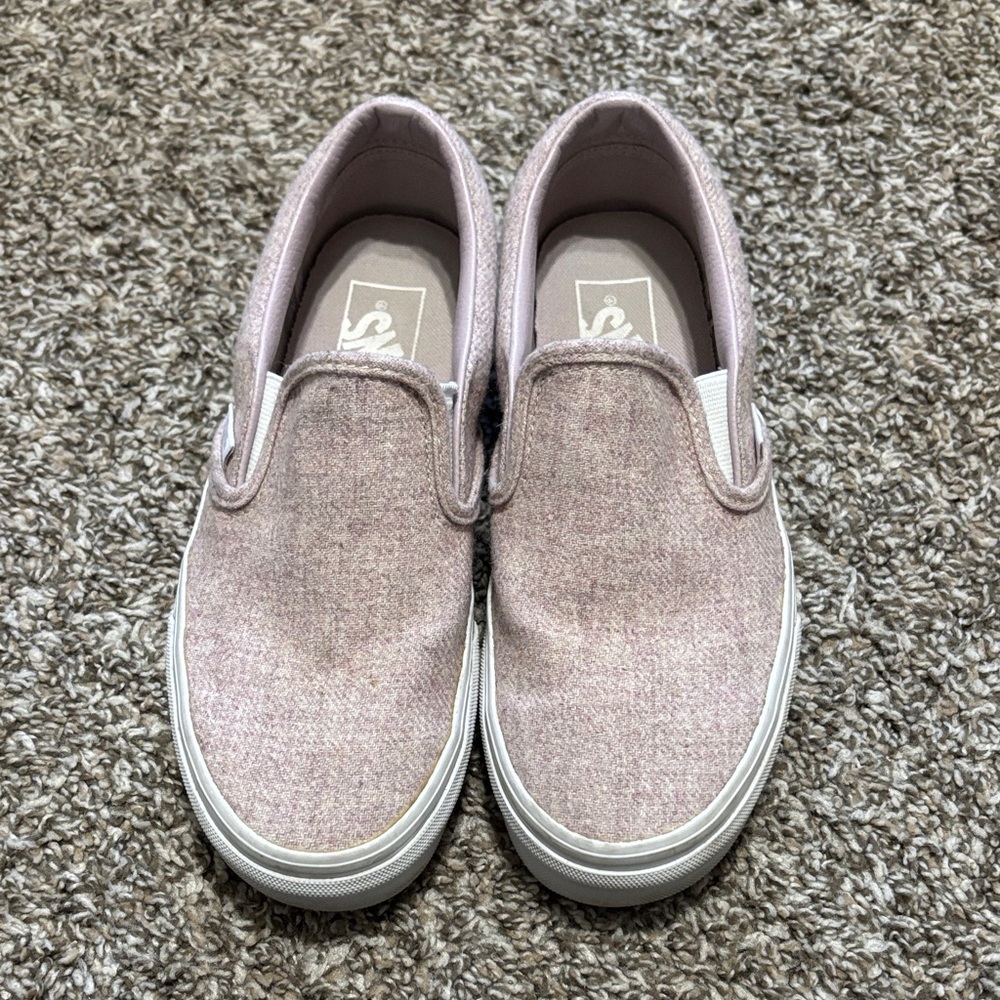 Heathered Mauve Vans Asher